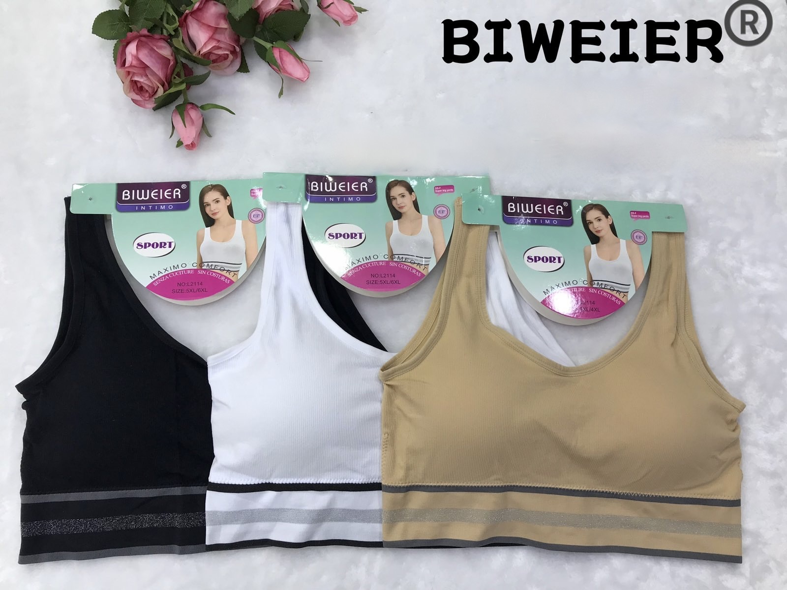 Продані № L2114 BIWEIER Топ майка смугами 1 BIWEIER Топ майка смугами